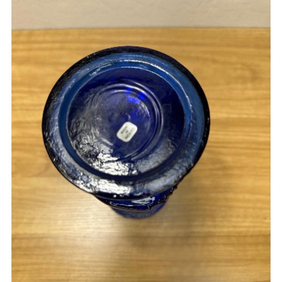 Excalibur Las Vegas Souvenir Cobalt Blue Glass Castle 24oz - Picture 7 of 8